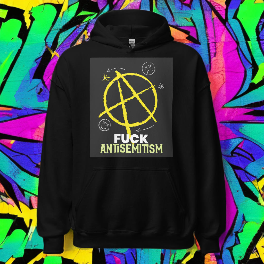Fuck Antisemitism Graffiti | Unisex Hoodie Jouparty