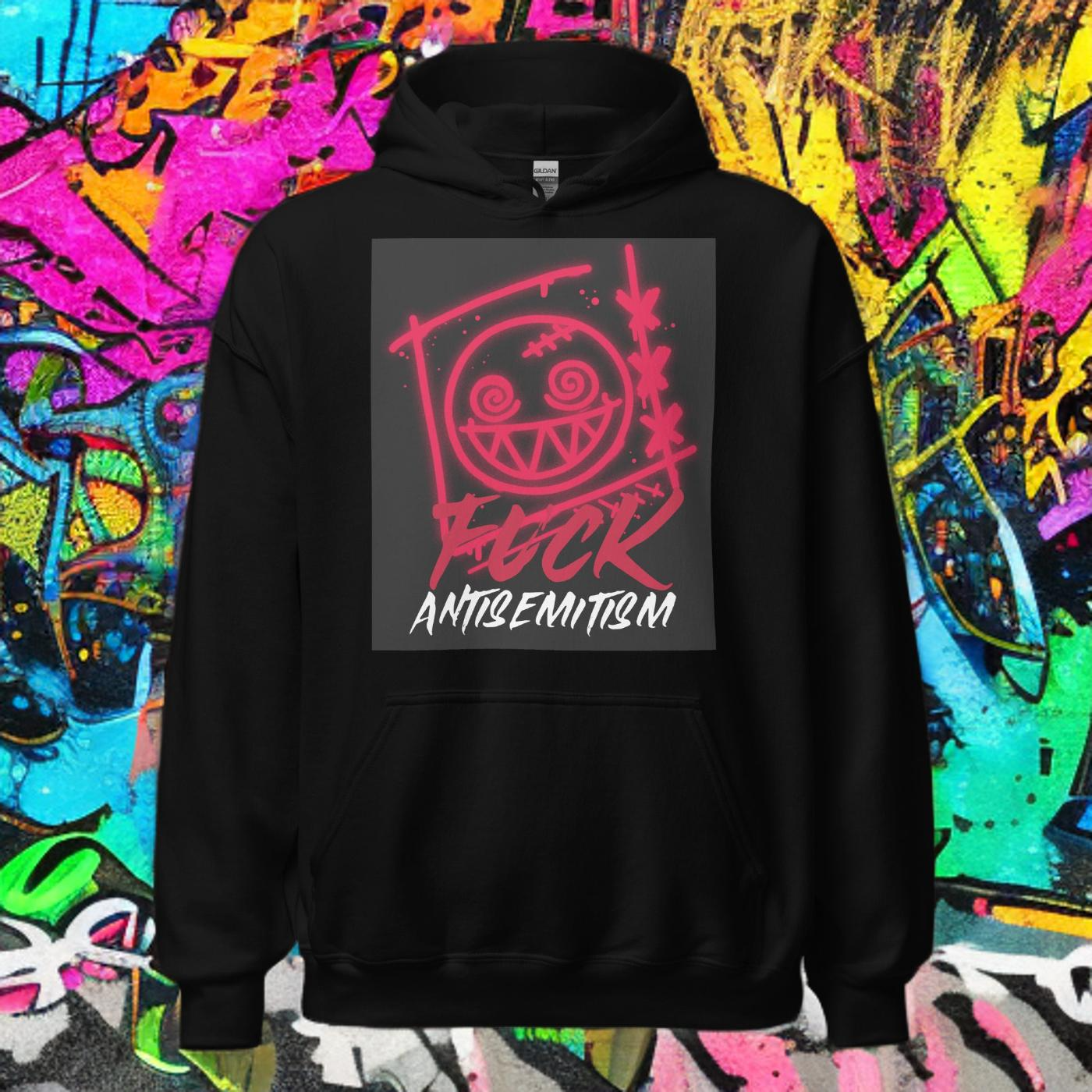 Fuck Antisemitism Graffiti | Unisex Hoodie Jouparty