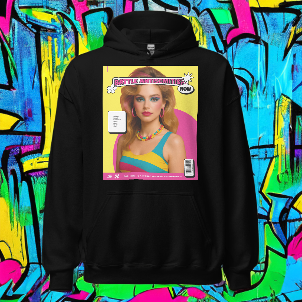 80's Fashion Trend | Battle Antisemitism | Unisex Hoodie Jouparty