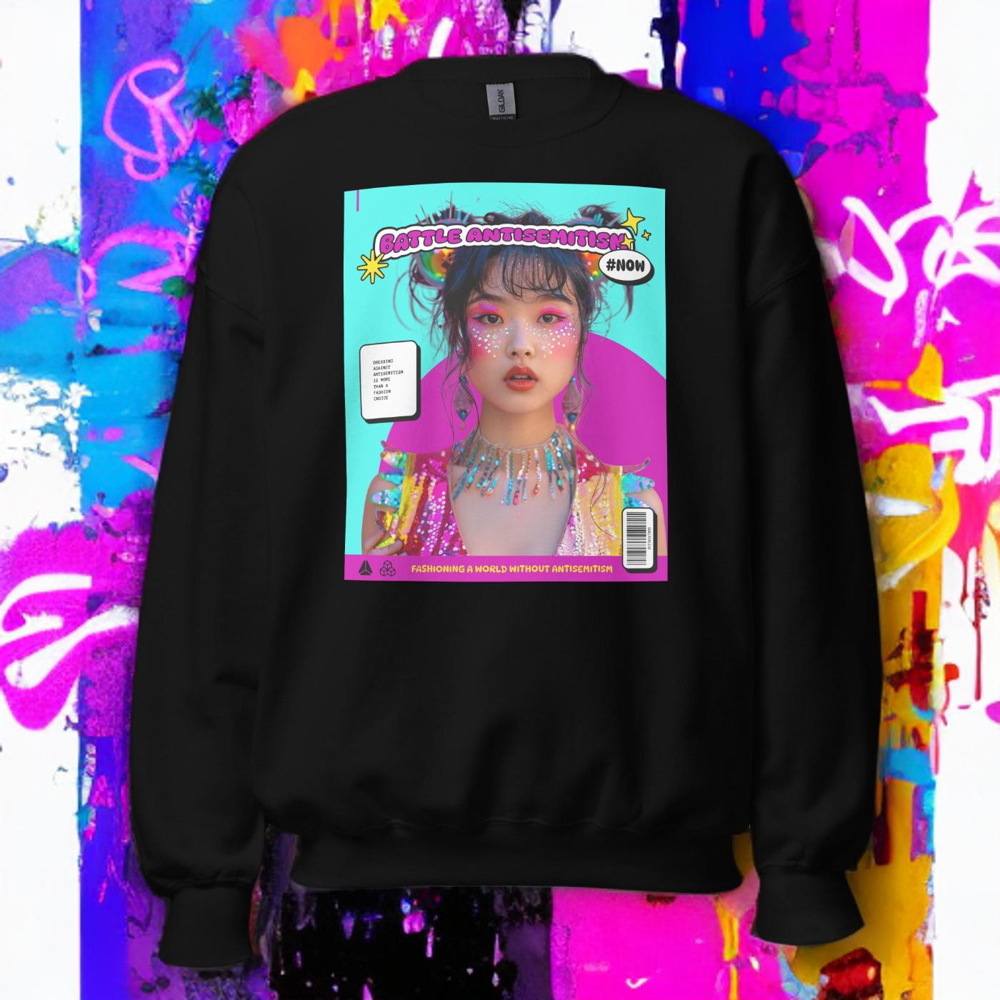 80's Fashion Trend | Battle Antisemitism | Unisex Sweatshirt