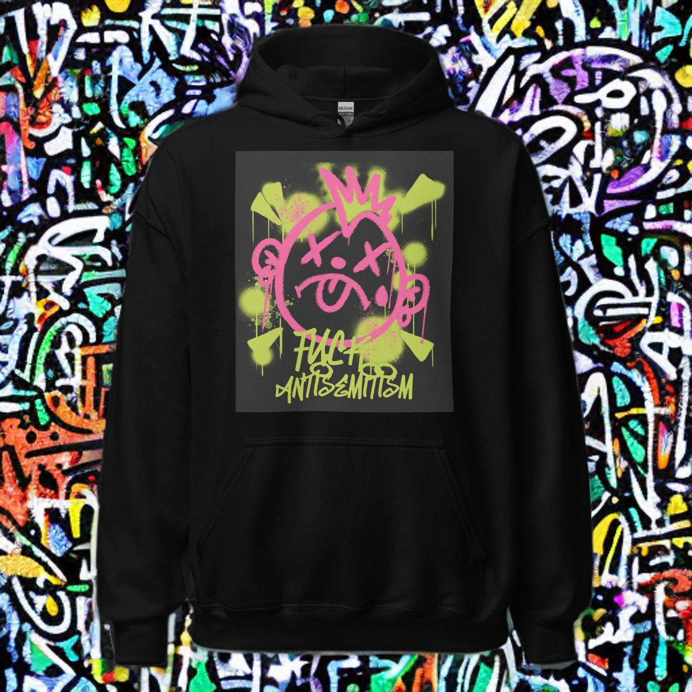 Fuck Antisemitism Graffiti | Unisex Hoodie Jouparty