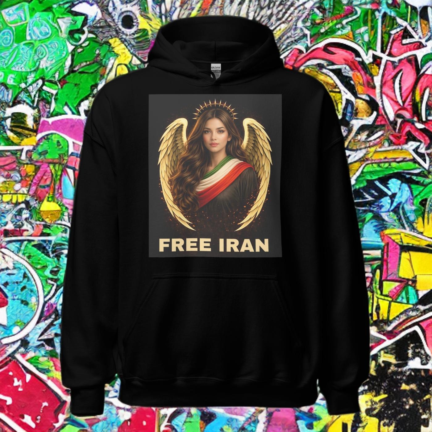 Free Iran | Resistance Angels | Unisex Hoodie