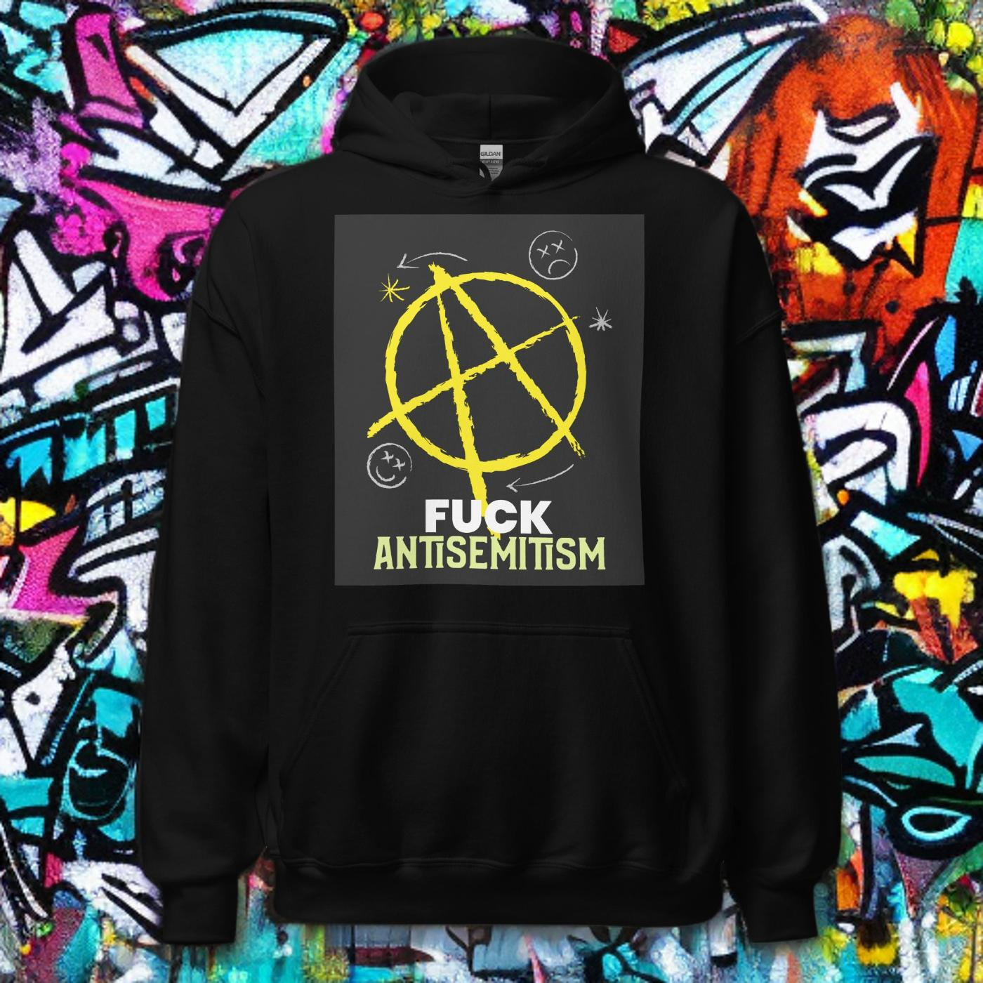 Fuck Antisemitism Graffiti | Unisex Hoodie