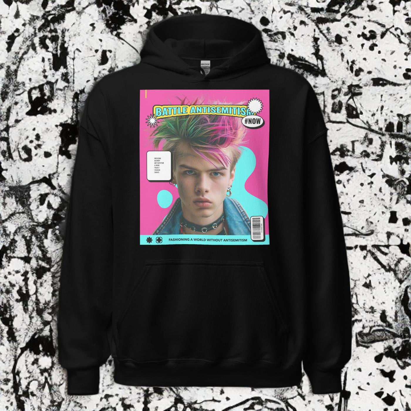 80's Fashion Trend | Battle Antisemitism | Unisex Hoodie