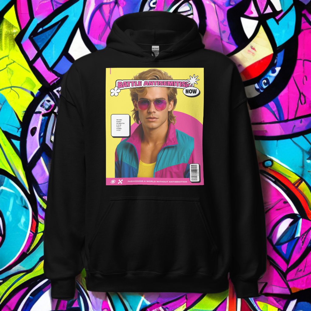 80's Fashion Trend | Battle Antisemitism | Unisex Hoodie Jouparty