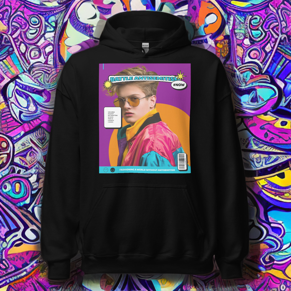 80's Fashion Trend | Battle Antisemitism | Unisex Hoodie Jouparty