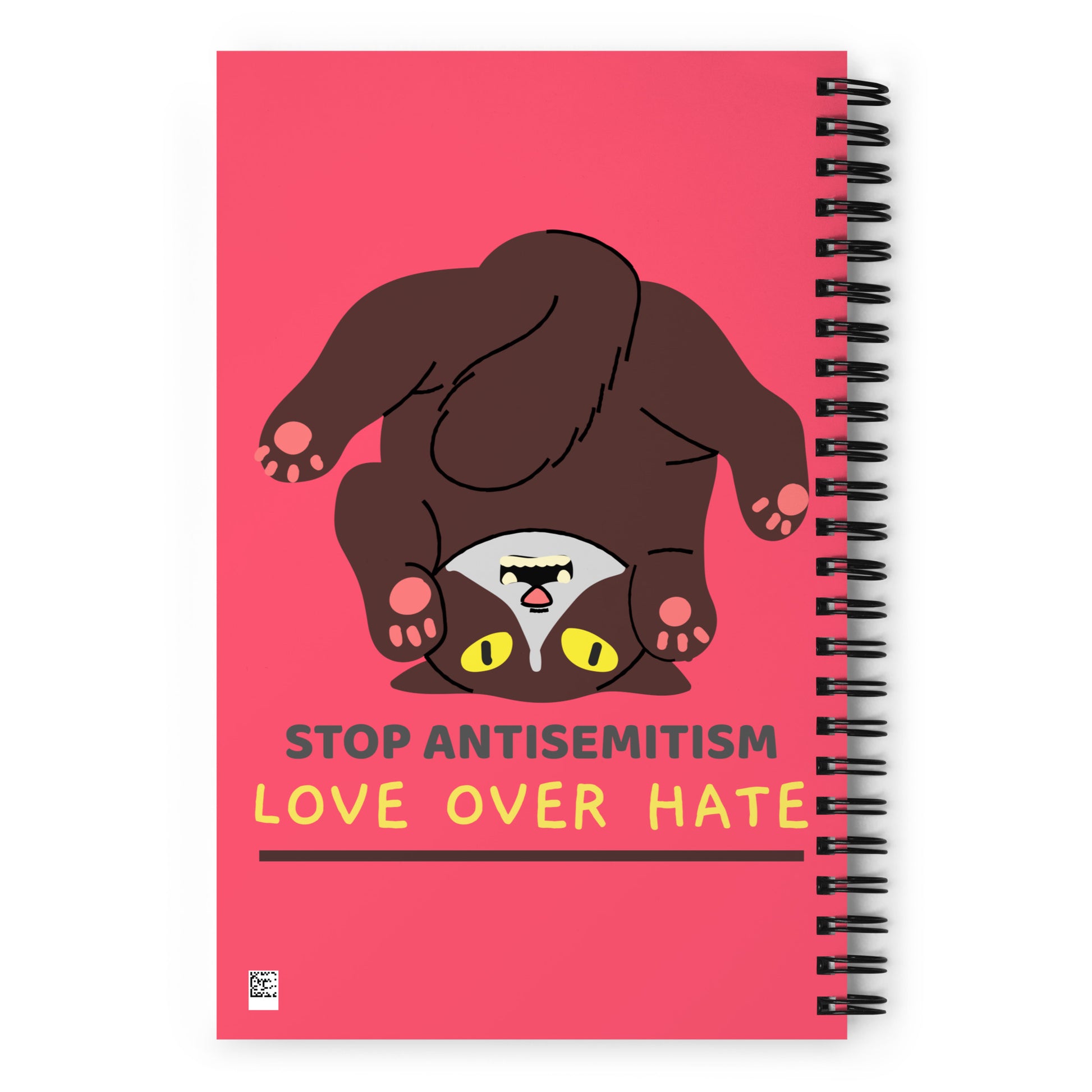 Funny Cat | Antisemitism | Spiral Notebook