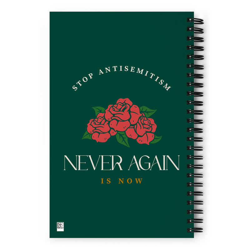 Stop Antisemitism | Plants & Flowers Edition | Spiral Notebook
