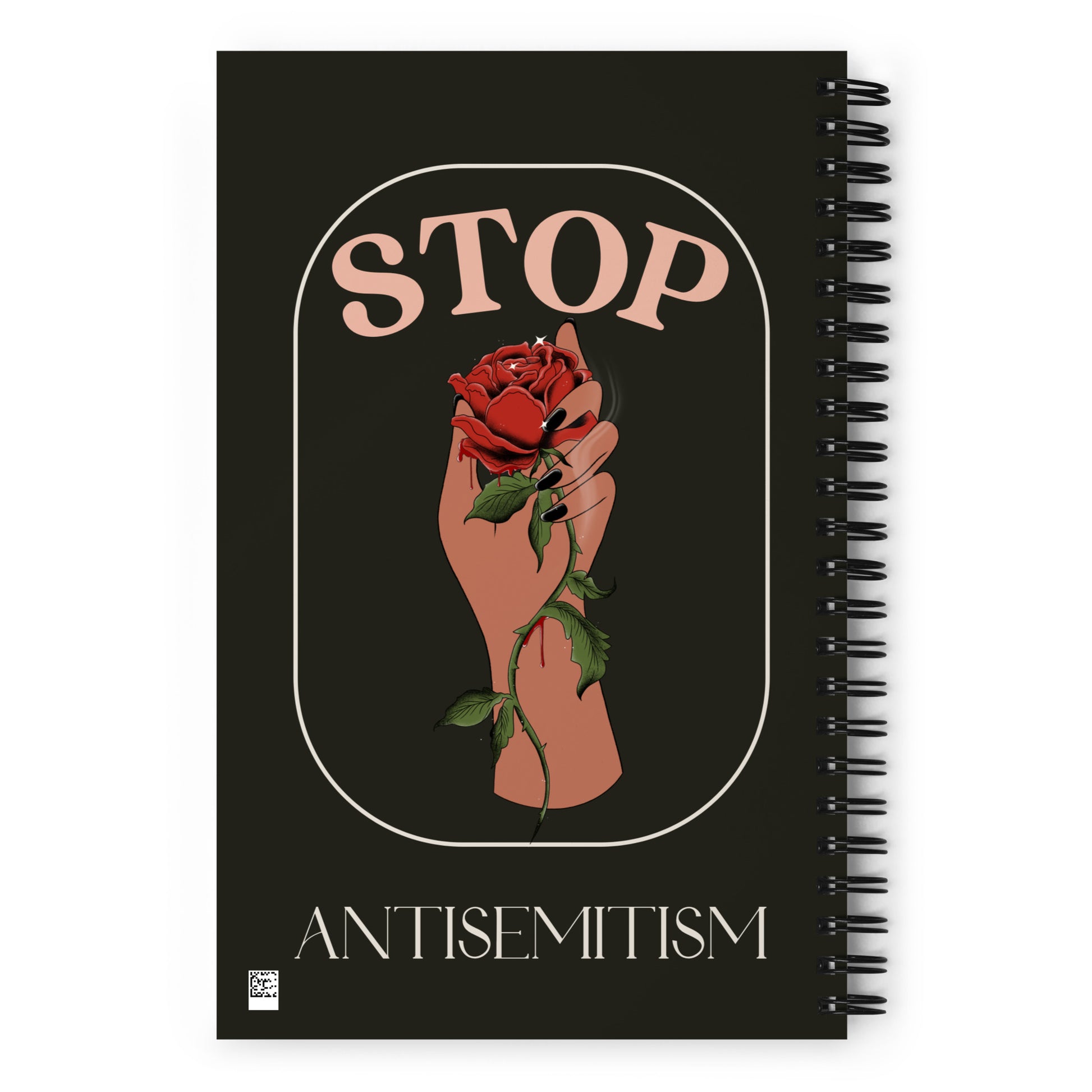 Stop Antisemitism | Plants & Flowers Edition | Spiral Notebook