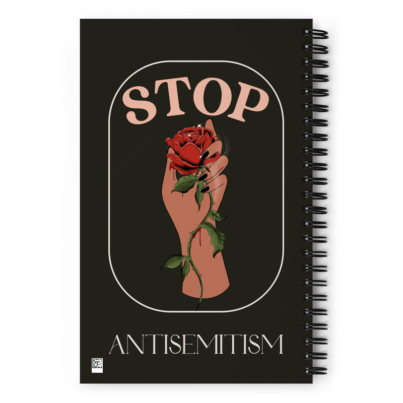 Stop Antisemitism | Plants & Flowers Edition | Spiral Notebook