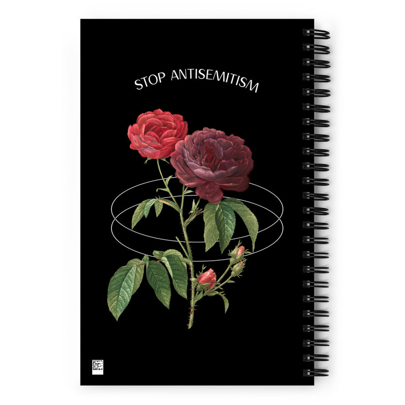 Stop Antisemitism | Plants & Flowers Edition | Spiral Notebook