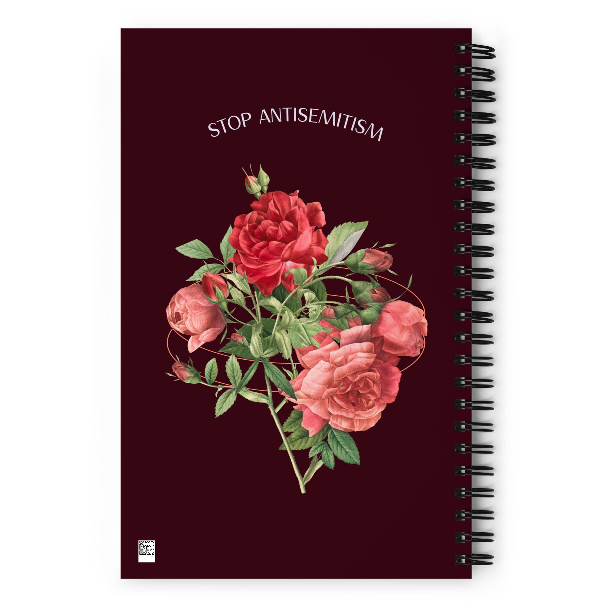 Stop Antisemitism | Plants & Flowers Edition | Spiral Notebook