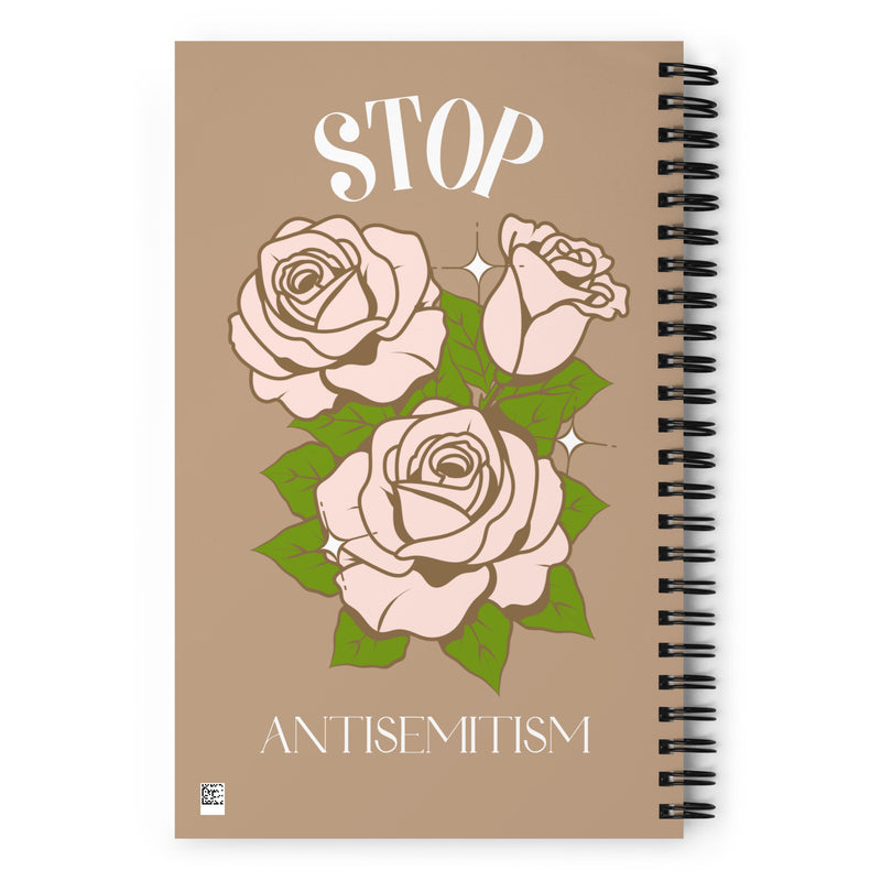 Stop Antisemitism | Plants & Flowers Edition | Spiral Notebook