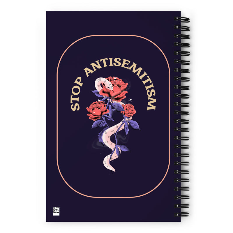 Stop Antisemitism | Plants & Flowers Edition | Spiral Notebook