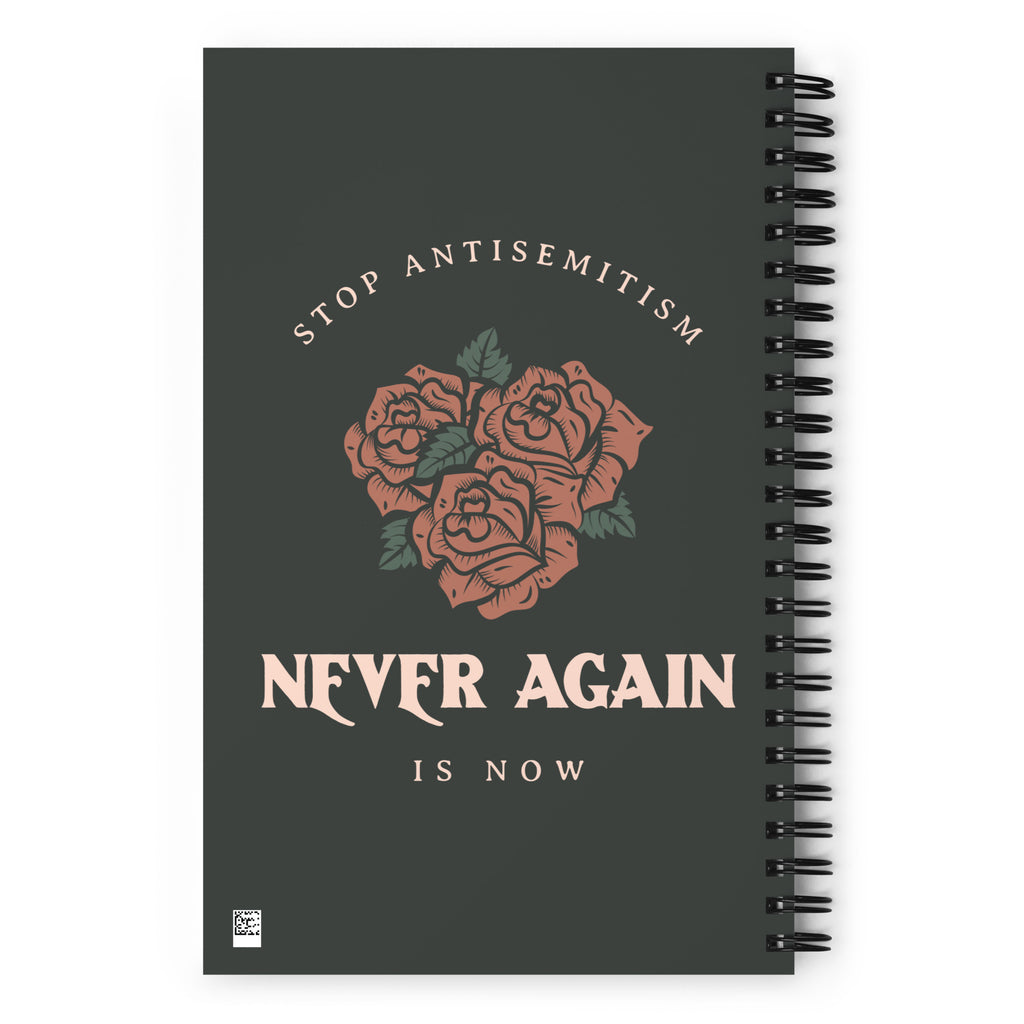 Stop Antisemitism | Plants & Flowers Edition | Spiral Notebook