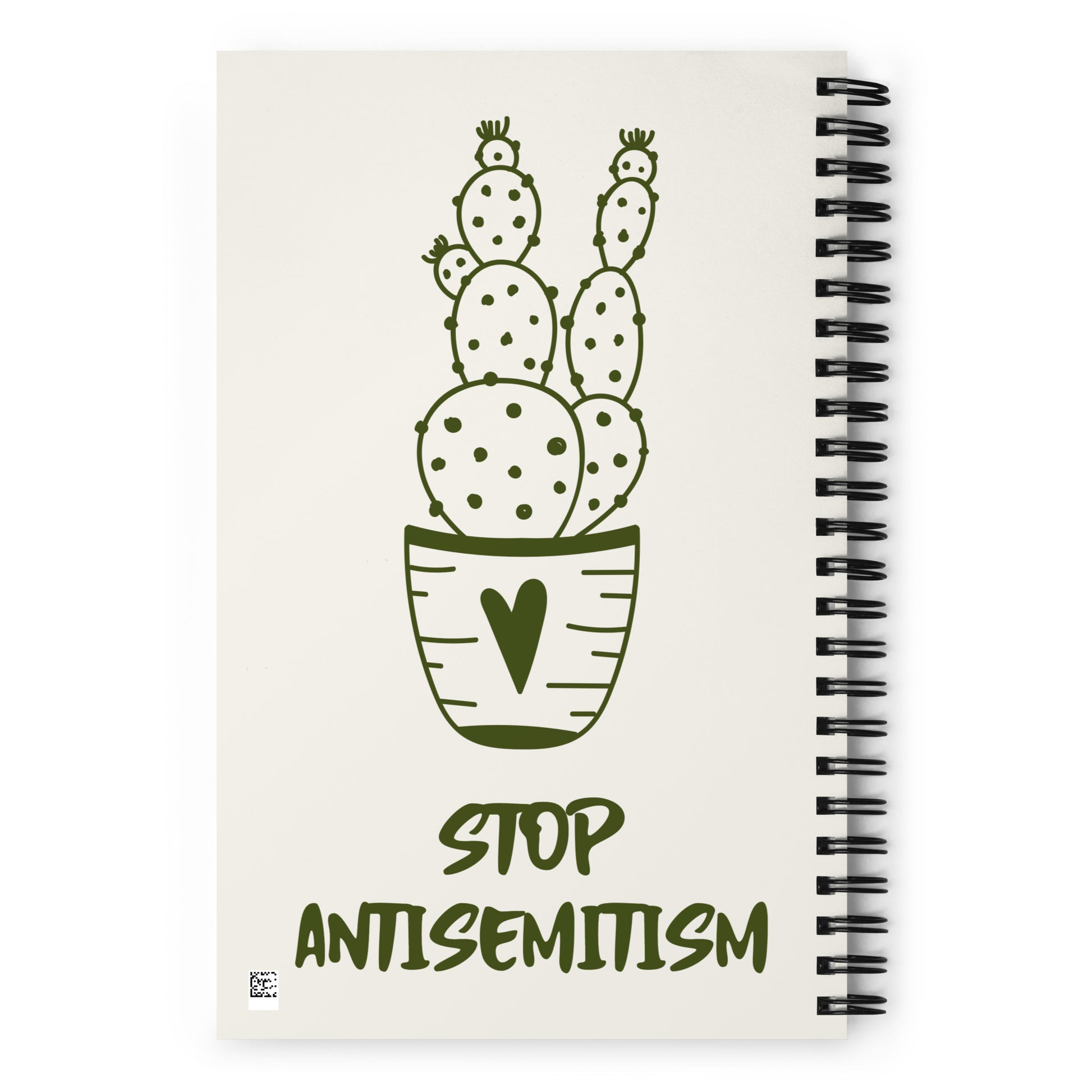 Stop Antisemitism | Plants & Flowers Edition | Spiral Notebook