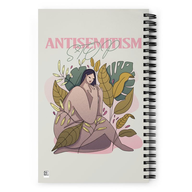 Stop Antisemitism | Plants & Flowers Edition | Spiral Notebook