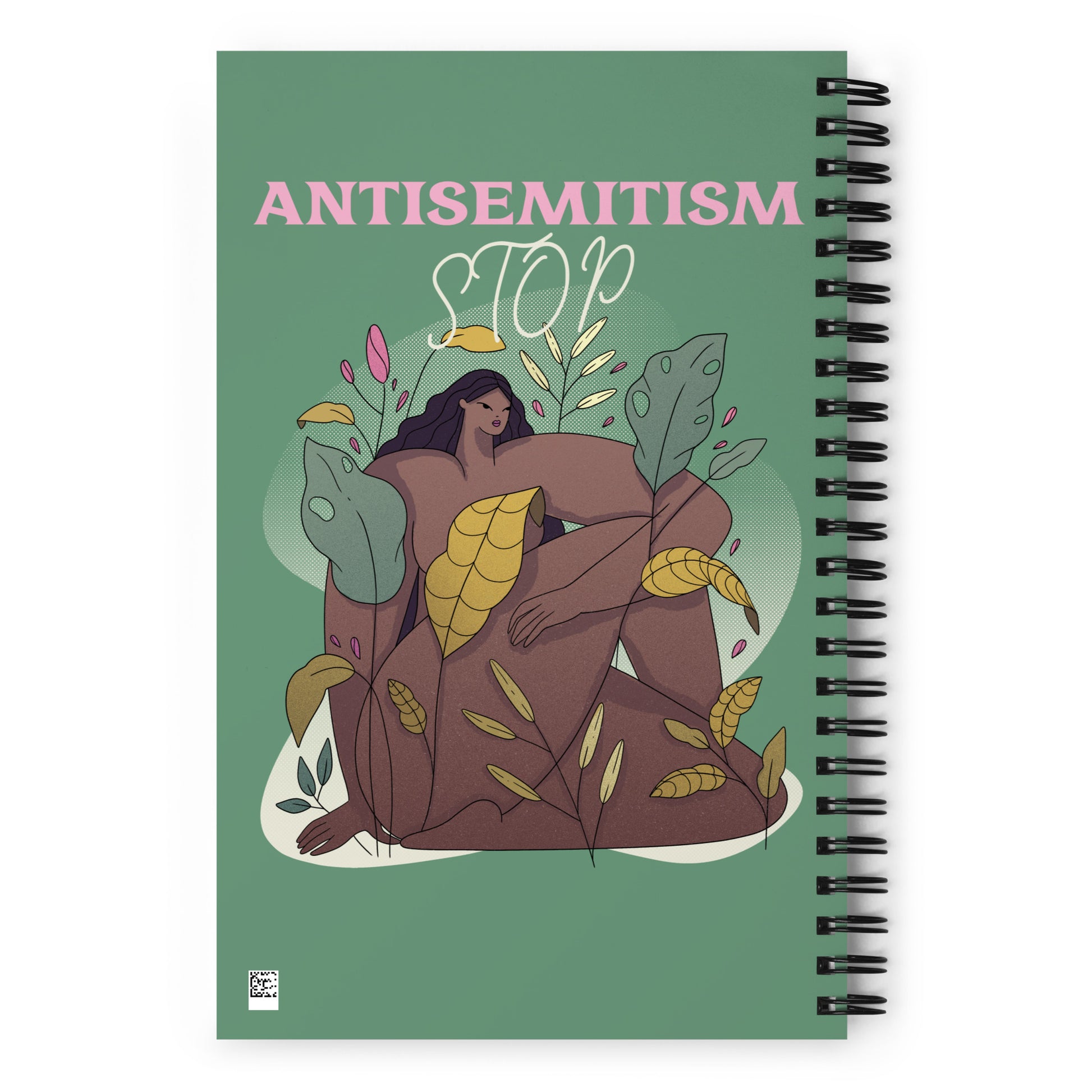 Stop Antisemitism | Plants & Flowers Edition | Spiral Notebook