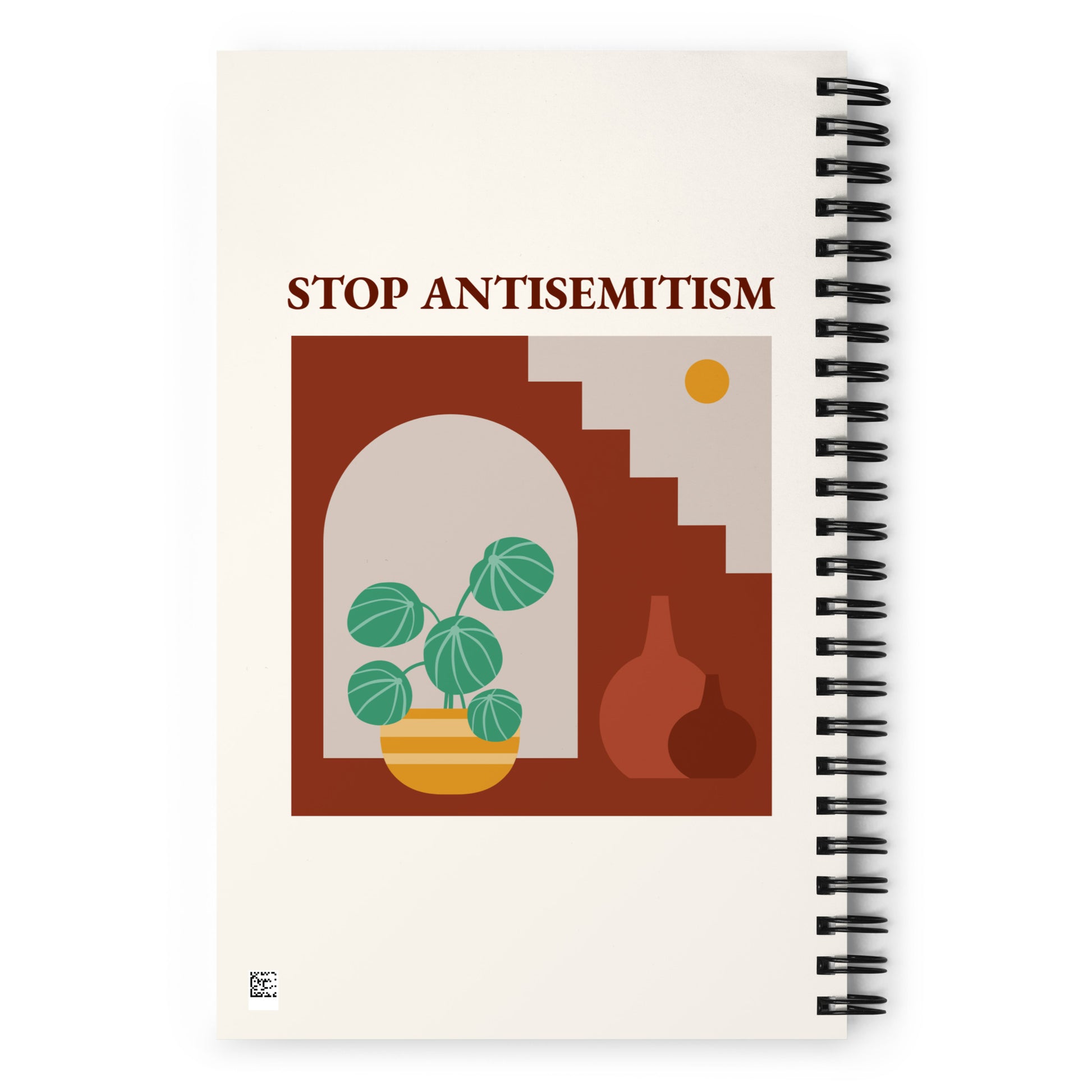 Stop Antisemitism | Plants & Flowers Edition | Spiral Notebook