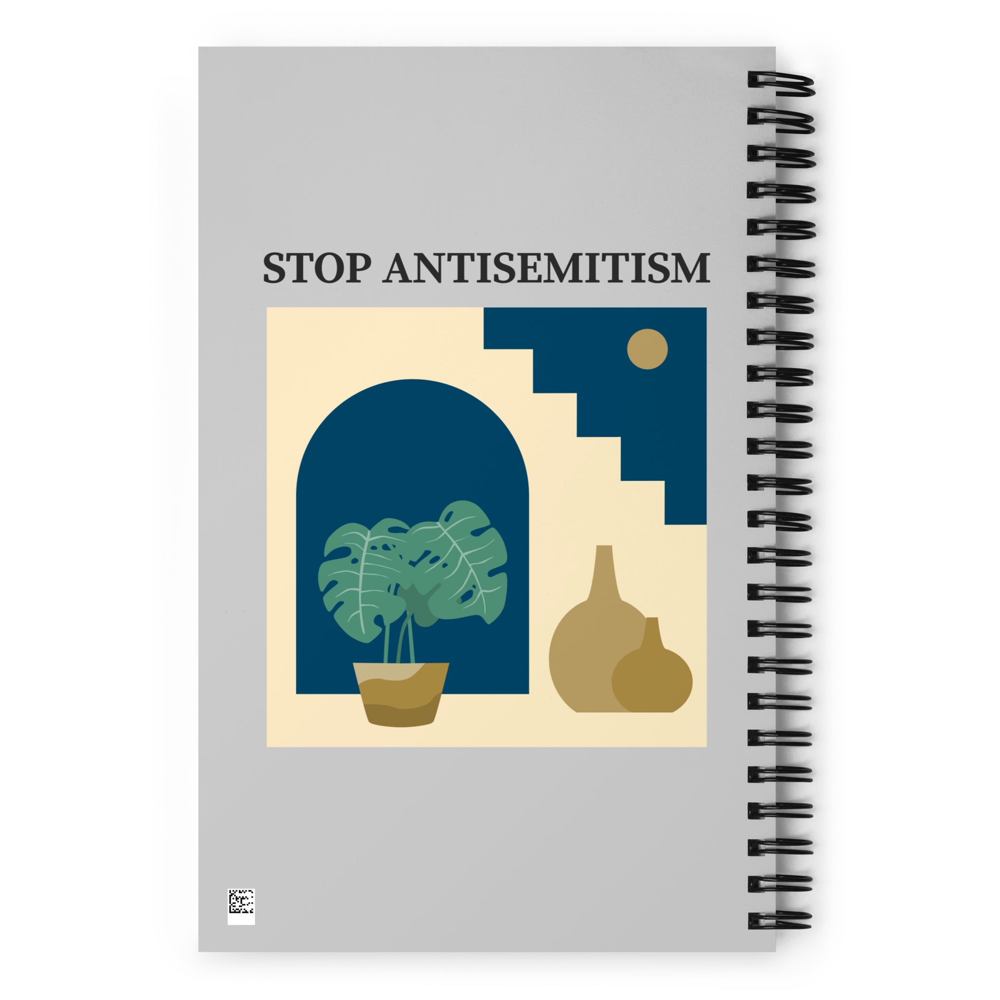 Stop Antisemitism | Plants & Flowers Edition | Spiral Notebook