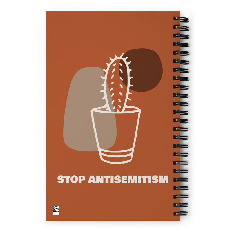 Stop Antisemitism | Plants & Flowers Edition | Spiral Notebook