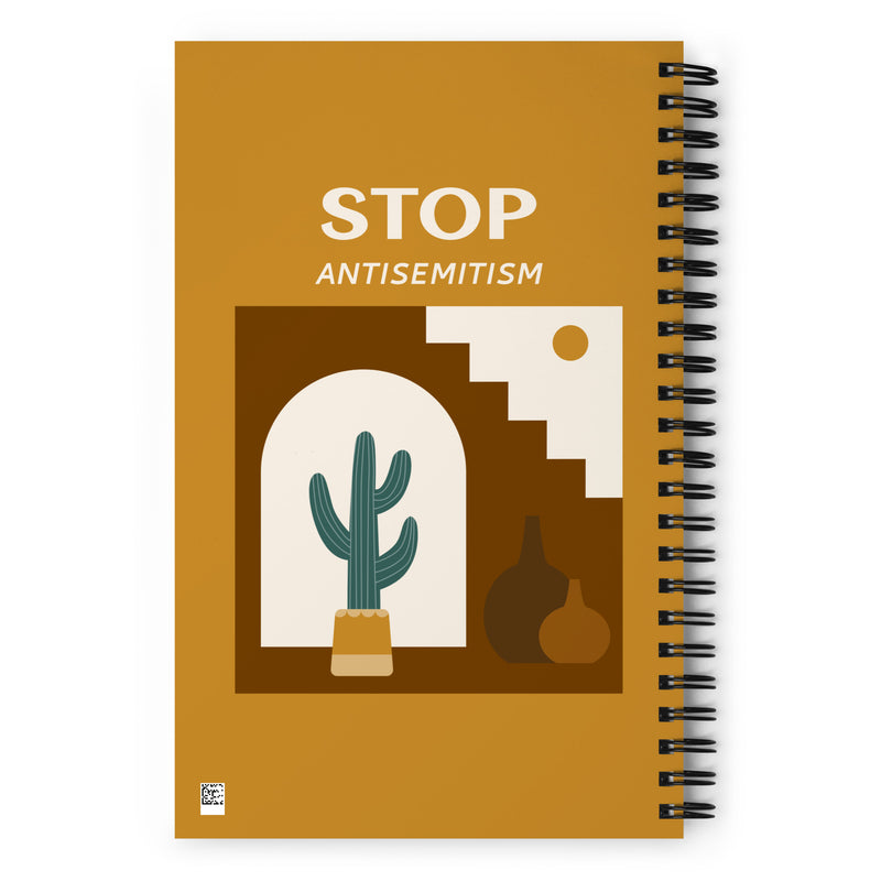 Stop Antisemitism | Plants & Flowers Edition | Spiral Notebook