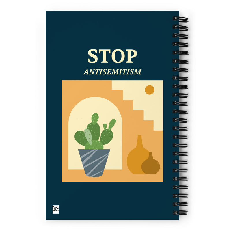 Stop Antisemitism | Plants & Flowers Edition | Spiral Notebook