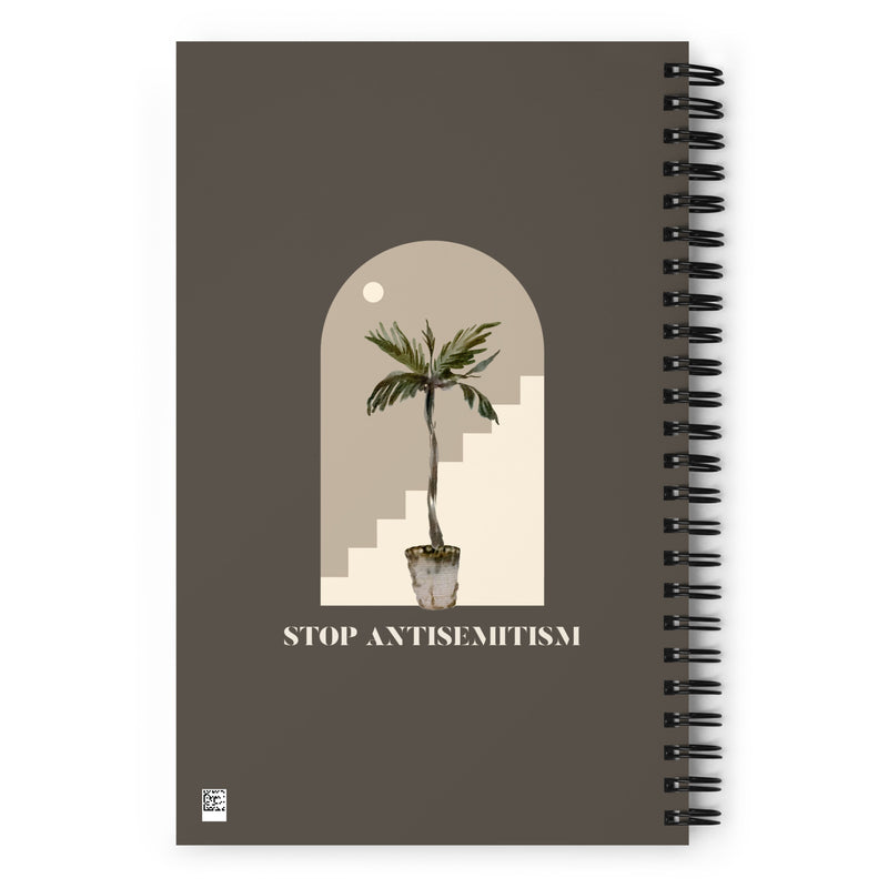 Stop Antisemitism | Plants & Flowers Edition | Spiral Notebook