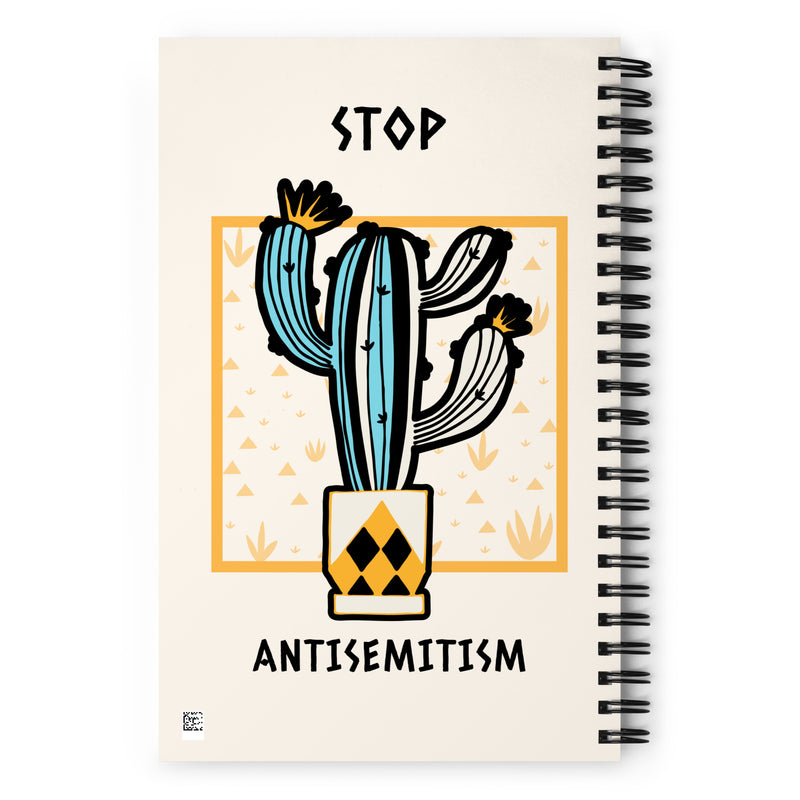 Stop Antisemitism | Plants & Flowers Edition | Spiral Notebook