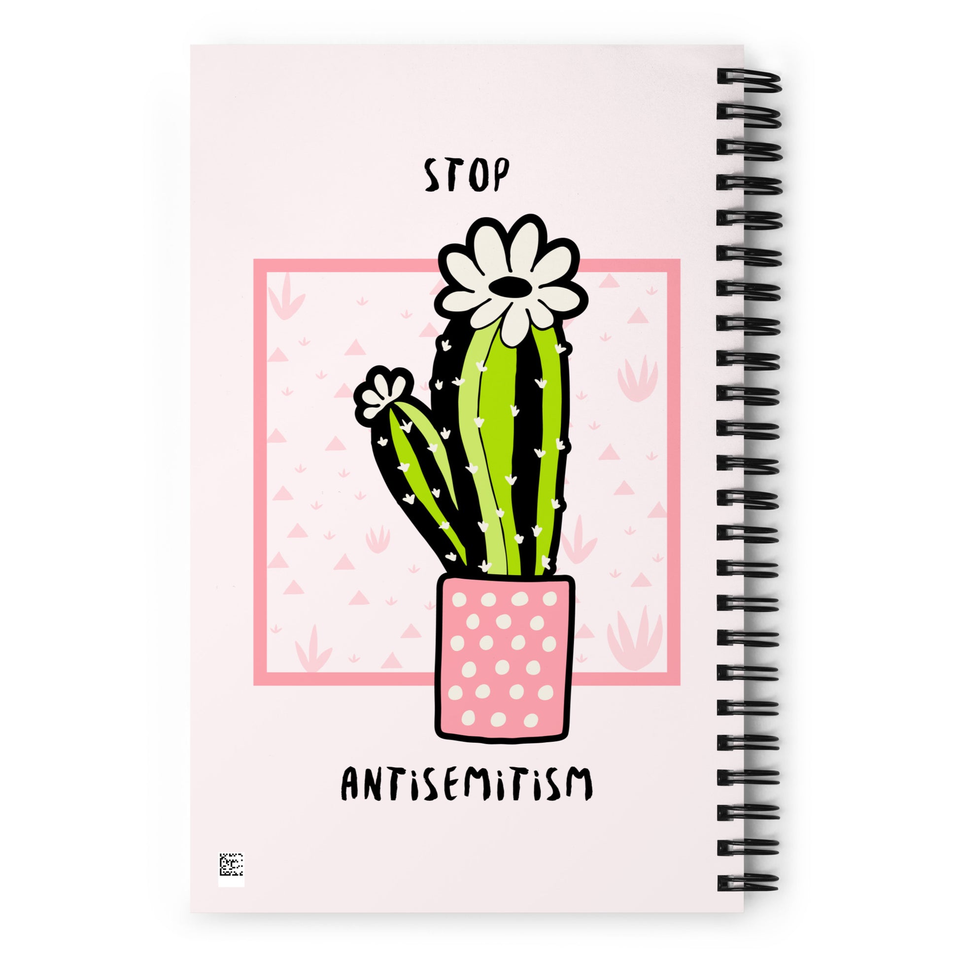 Stop Antisemitism | Plants & Flowers Edition | Spiral Notebook