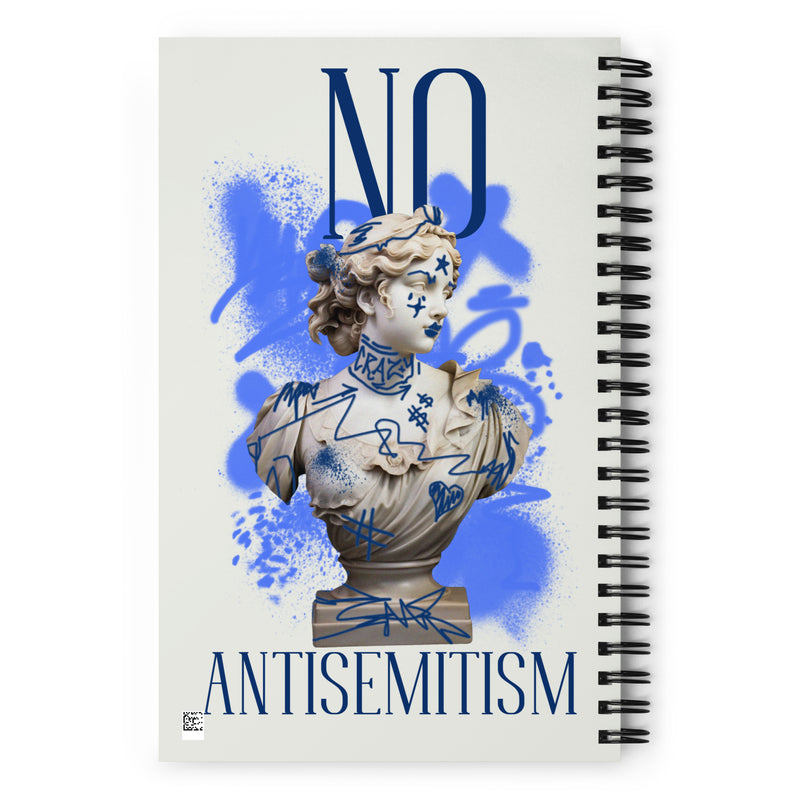 Graffiti Statue Anthem | No Antisemitism | Spiral Notebook