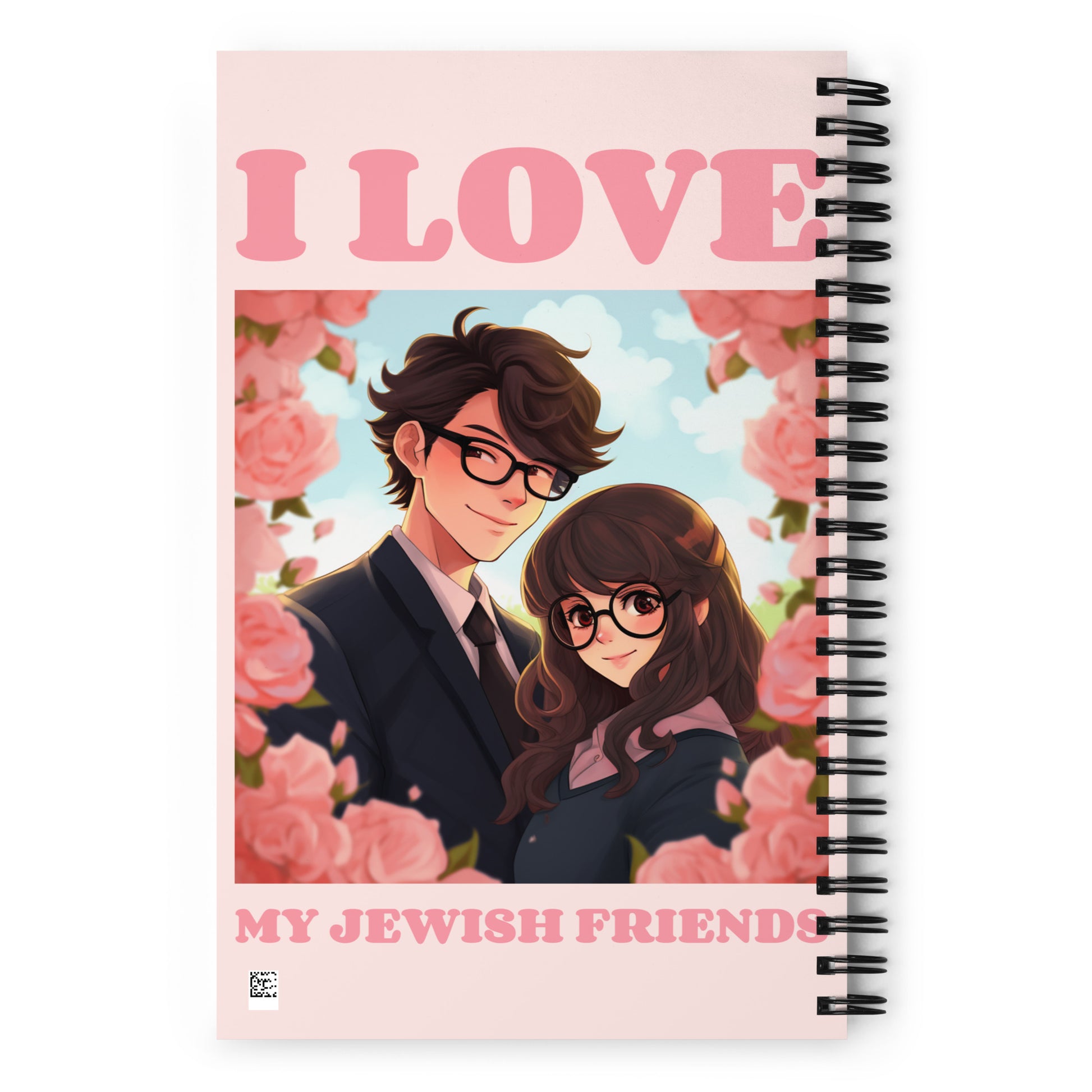 I Love My Jewish Friends | Pink Edition | Spiral Notebook