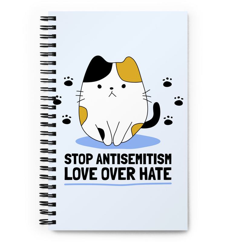 Funny Cat | Antisemitism | Spiral Notebook