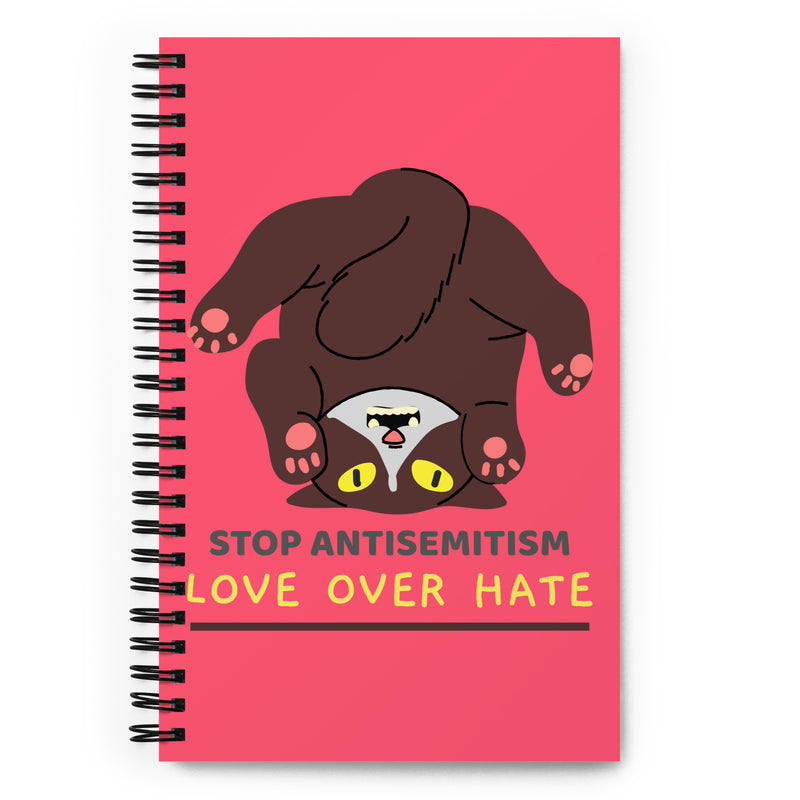 Funny Cat | Antisemitism | Spiral Notebook
