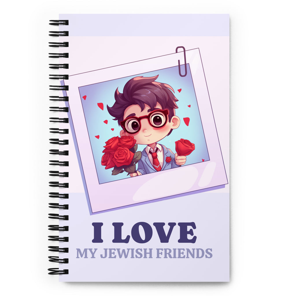 I Love My Jewish Friends | Pink Edition | Spiral Notebook