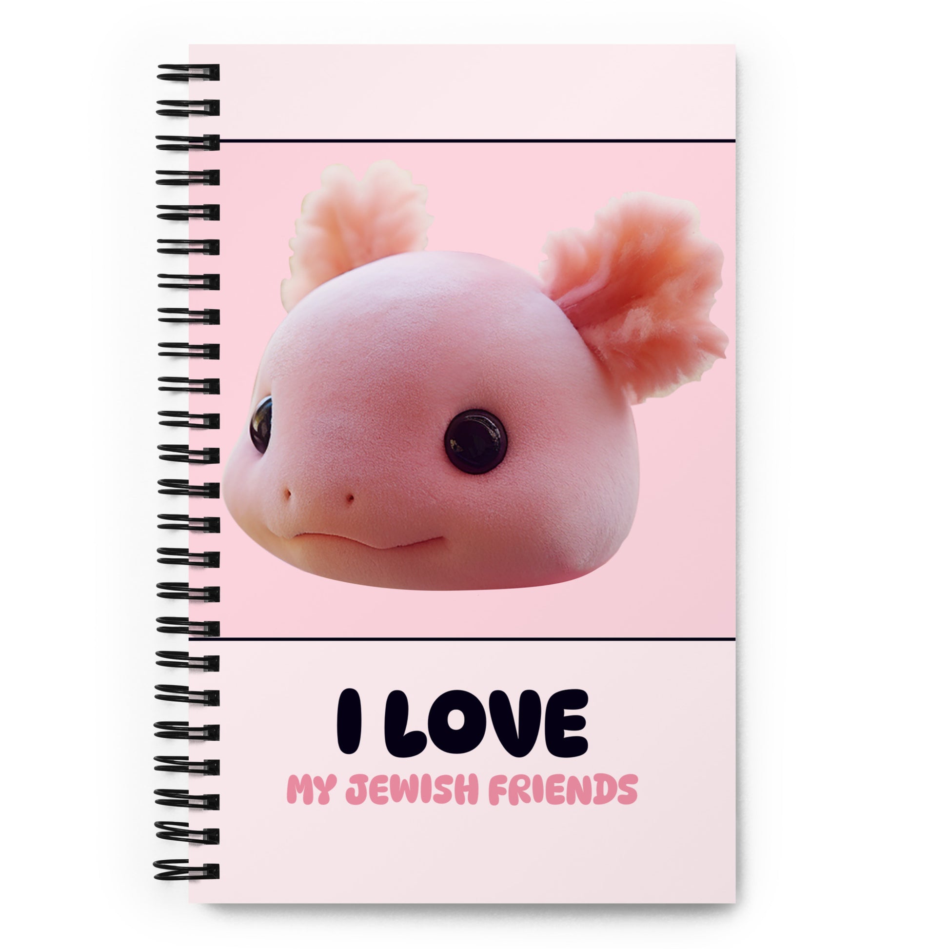 I Love My Jewish Friends | Pink Edition | Spiral Notebook