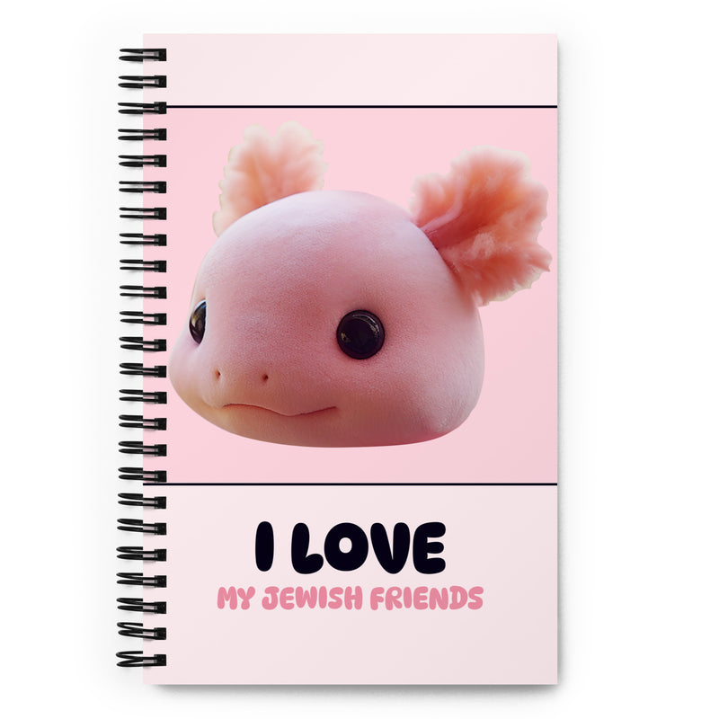I Love My Jewish Friends | Pink Edition | Spiral Notebook