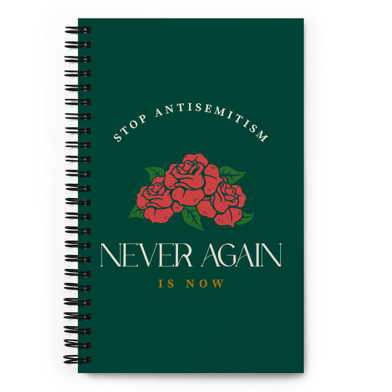 Stop Antisemitism | Plants & Flowers Edition | Spiral Notebook