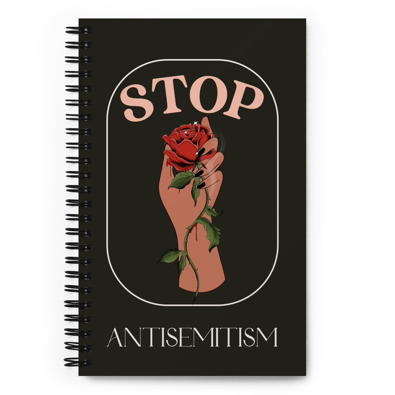 Stop Antisemitism | Plants & Flowers Edition | Spiral Notebook