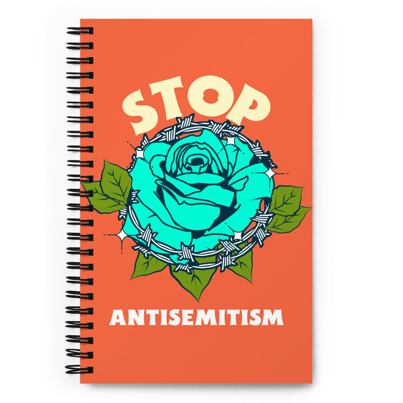 Stop Antisemitism | Plants & Flowers Edition | Spiral Notebook