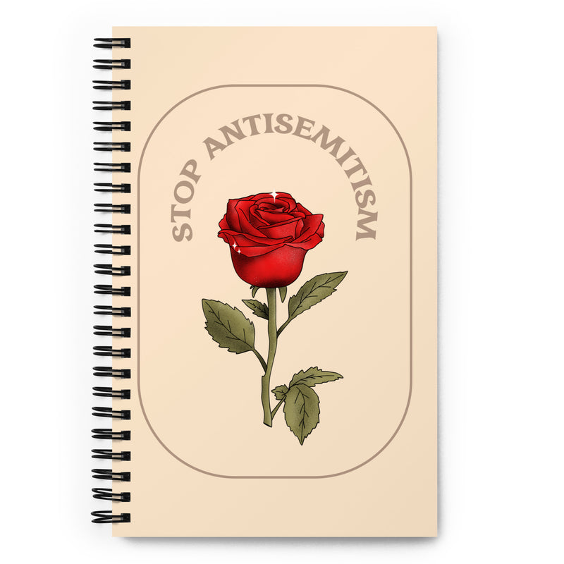 Stop Antisemitism | Plants & Flowers Edition | Spiral Notebook