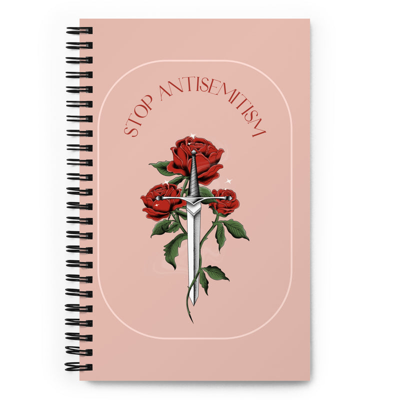 Stop Antisemitism | Plants & Flowers Edition | Spiral Notebook
