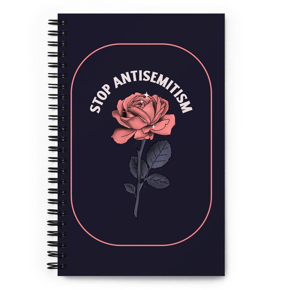 Stop Antisemitism | Plants & Flowers Edition | Spiral Notebook
