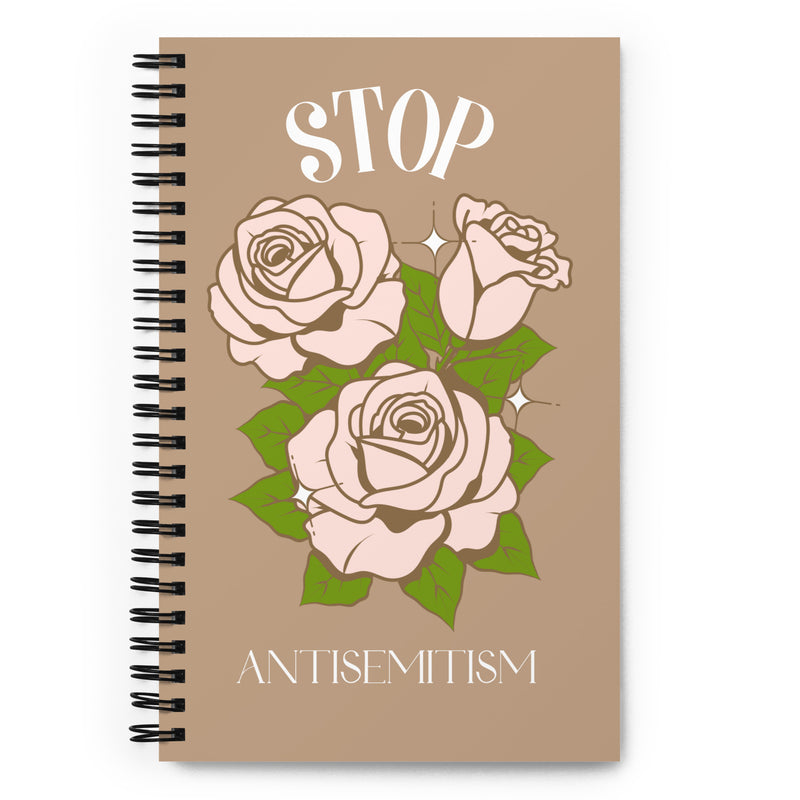 Stop Antisemitism | Plants & Flowers Edition | Spiral Notebook