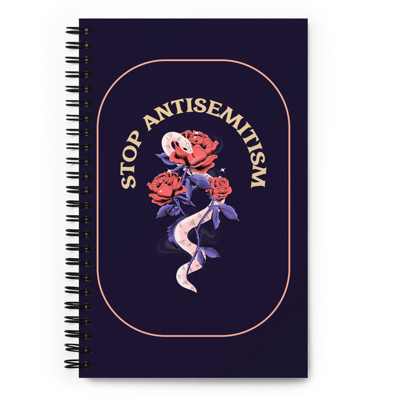 Stop Antisemitism | Plants & Flowers Edition | Spiral Notebook