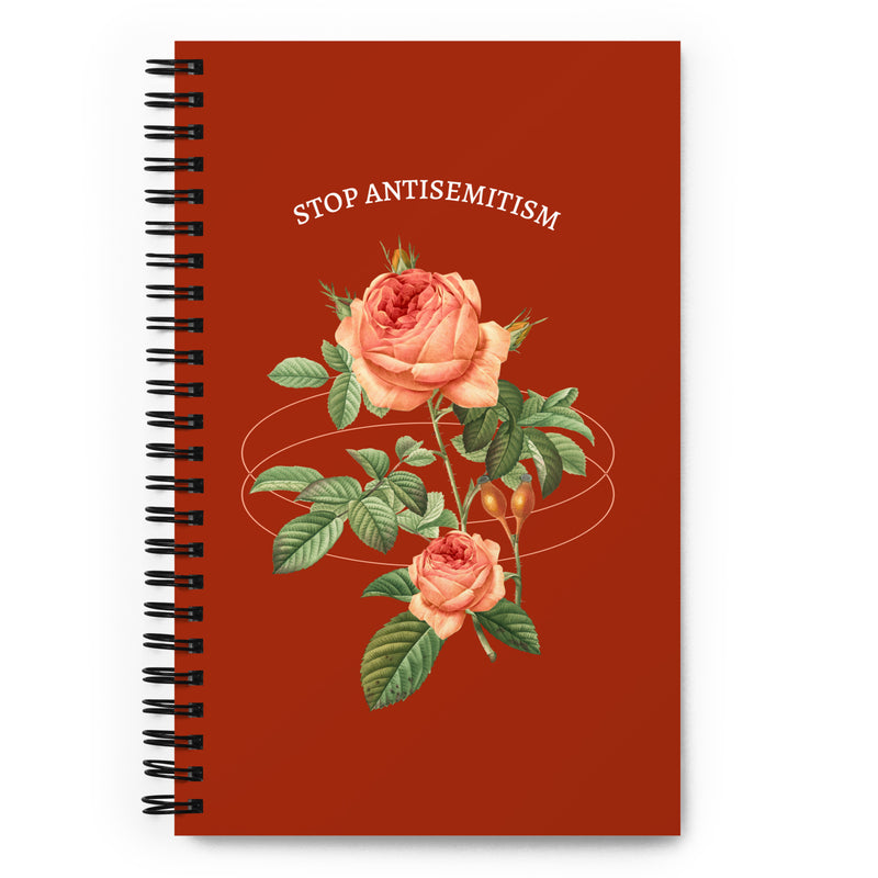 Stop Antisemitism | Plants & Flowers Edition | Spiral Notebook
