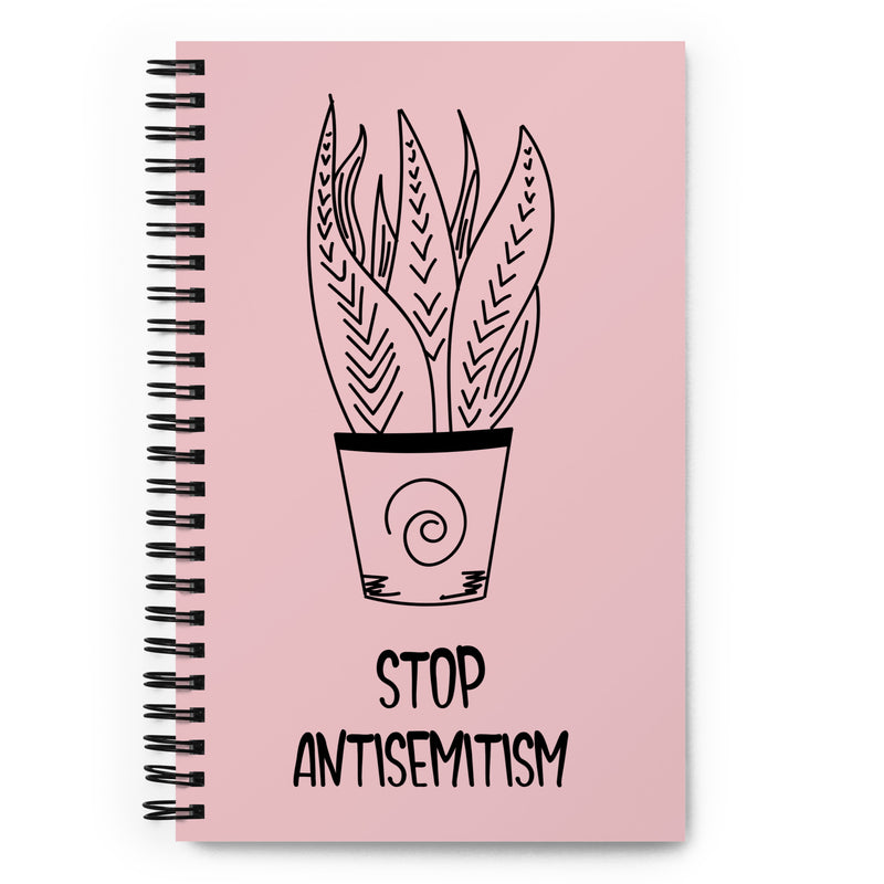 Stop Antisemitism | Plants & Flowers Edition | Spiral Notebook
