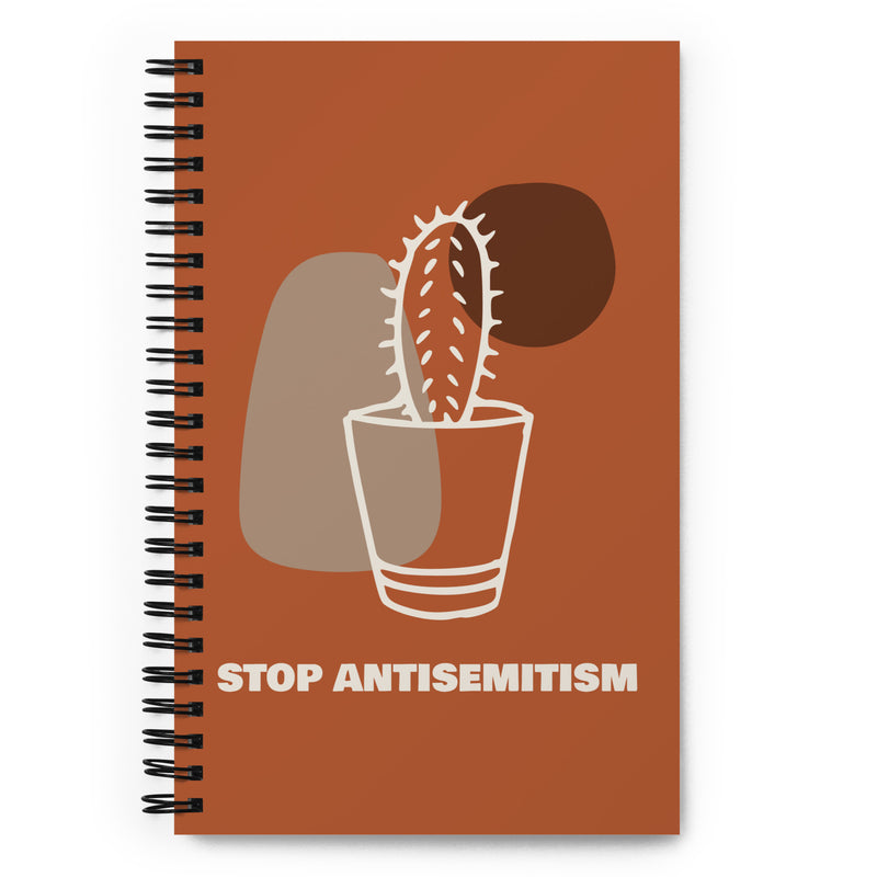 Stop Antisemitism | Plants & Flowers Edition | Spiral Notebook