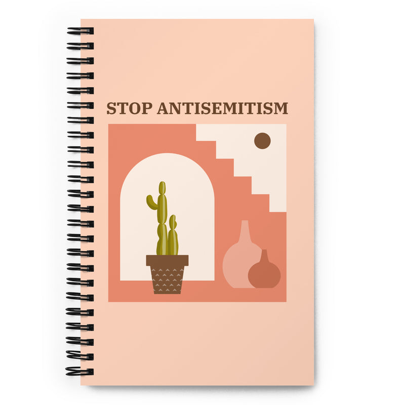 Stop Antisemitism | Plants & Flowers Edition | Spiral Notebook