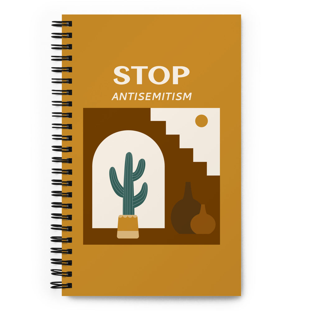 Stop Antisemitism | Plants & Flowers Edition | Spiral Notebook